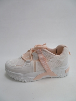 Sportowe damskie na koturnie (36-41) A88-81 PINK