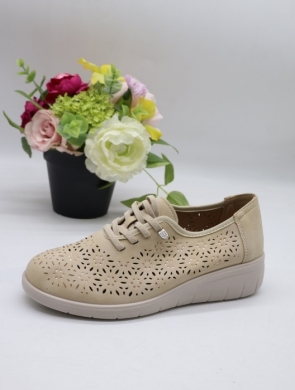 Półbuty damskie na koturnie (36-41) C951 BEIGE