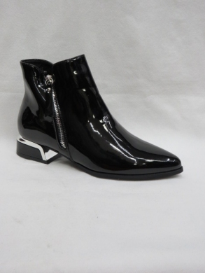 Botki damskie ocieplane na obcasie (36-41) UK121 BLACK