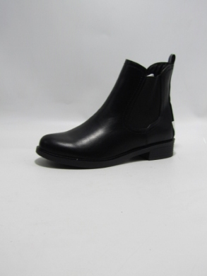 Botki damskie ocieplane na płaskim  (36-41) MR-15 BLACK