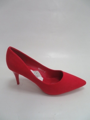 Czółenki damskie na szpilce (36-41) 111-6 RED
