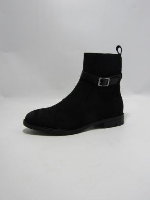 Botki damskie ocieplane na płaskim (36-41) K22021A BLACK