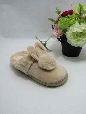 Kapcie dziewczęce ocieplane (30-35) TS-802-1 BEIGE