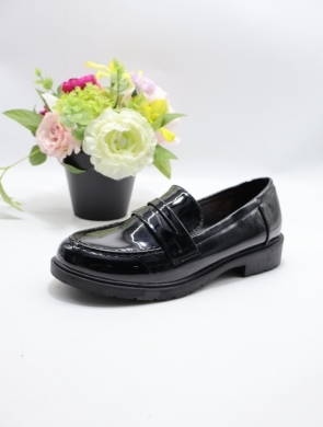 Mokasyny damskie na płaskim (36-41) 888-618 BLACK
