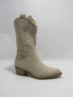 Kozaki damskie na obcasie (36-41) HQ358 BEIGE