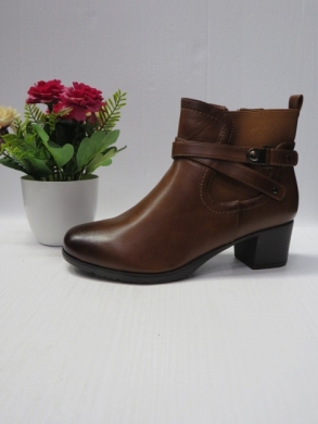 Botki damskie ocieplane na obcasie (36-41) J-108 CAMEL