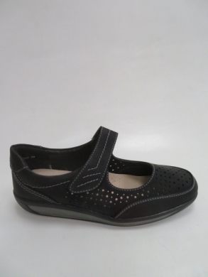 Półbuty damskie na płaskim (36-41) 1269 BLACK