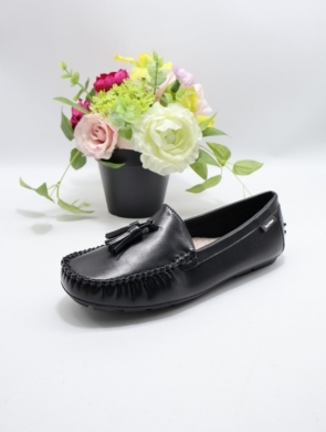 Mokasyny damskie na płaskim (36-41) HJJ-02 BLACK