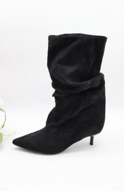 Kozaki damskie na szpilce (36-41) 00-029 BLACK