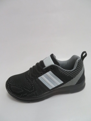 Buty sportowe damskie na płaskim (36-41) 2005 BLACK/GREY