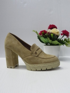 Półbuty damskie na obcasie (36-41) XGX-23302-3 KHAKI