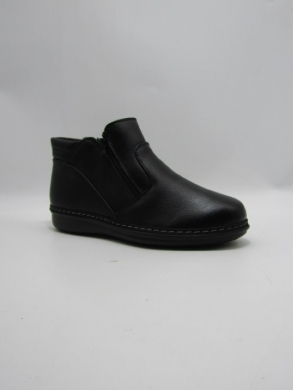 Botki damskie ocieplane na płaskim (37-42) 22T08-1 BLACK