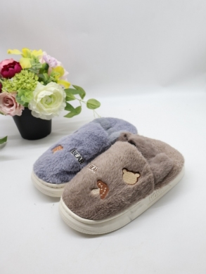 Kapcie damskie ocieplane (36-41) A587-16 MIX