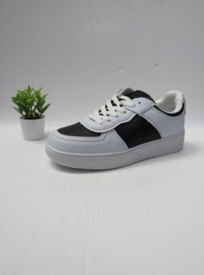 Buty sportowe damskie na płaskim (36-41) DW89-10 WHITE/BLACK
