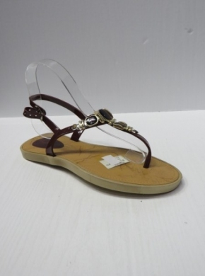 Sandały damskie na płaskim (36-41) B-54D BROWN