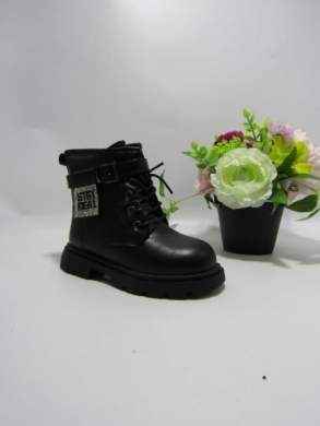 Botki dziewczęce ocieplane (25-30) 916 BLACK