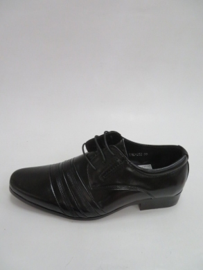 Półbuty męskie -skórzane (36-41) LXC 252 BLACK