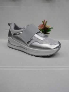 Buty sportowe damskie na płaskim (36-41) N22 SILVER