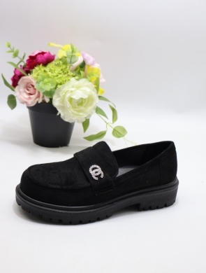 Mokasyny damskie na płaskim (36-41) LP0908 BL/MIC