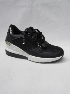 Buty sportowe damskie na koturnie (36-41) E016-1 BLACK