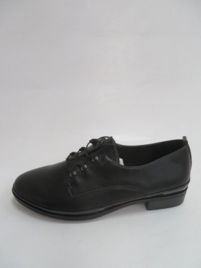 Półbuty damskie na płaskim (36-41) 714J BLACK