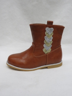 Botki dziewczęce ocieplane (30-35) 71046-1 BROWN
