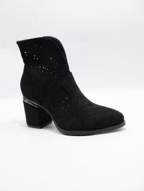 Botki damskie na obcasie (36-41) H2321 BLACK