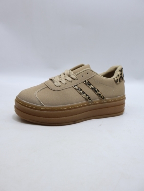 Buty sportowe damskie na płaskim (36-41) A126 KHAKI
