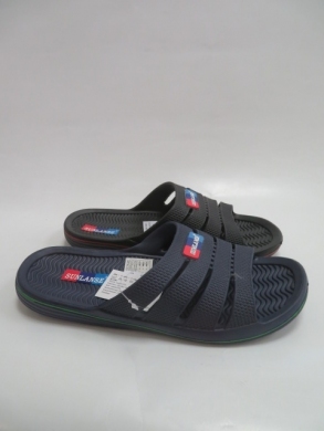 Basenówki Męskie (41-47) H367B BLACK+NAVY