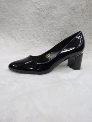Czółenki damskie na obcasie (36-41) LE-547 BLACK