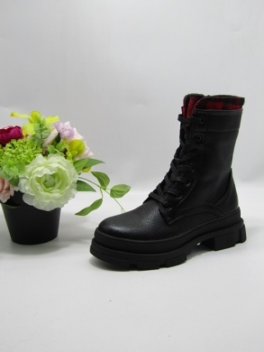 Botki damskie na płaskim (36-41) F-21 BLACK