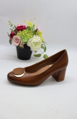 Czółenki damskie na obcasie (36-41) YCC-158 CAMEL