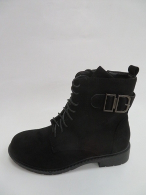 Botki damskie jesienne na płaskim (36-41) GF-JX-232 BLACK