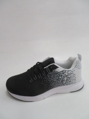 Buty sportowe damskie na płaskim (36-41) D2101-313 WHITE/BL/WH