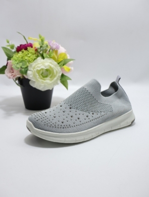 Buty sportowe damskie na płaskim (36-41) 0558 GREY