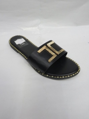 Klapki damskie na płaskim (36-41) 5125 BLACK