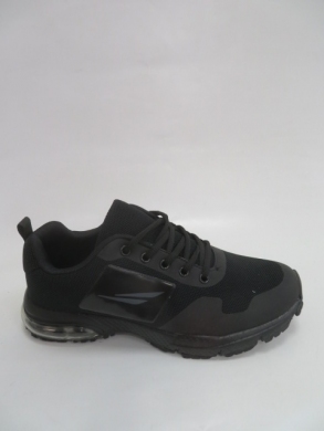 Buty sportowe damskie na płaskim (36-41) 2055-1 BLACK