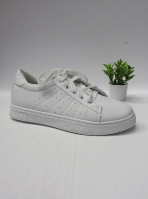 Buty sportowe damskie na płaskim (36-41) 913 WHITE