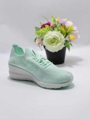 Buty sportowe damskie na koturnie (36-41) X4044 BLUE