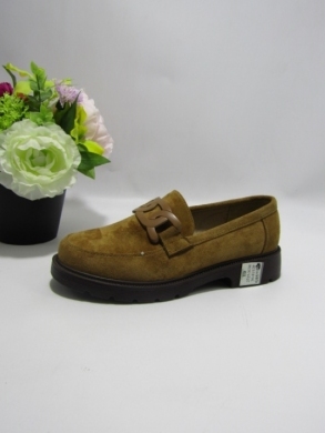 Mokasyny damskie na płaskim (36-41) 2727-3 CAMEL