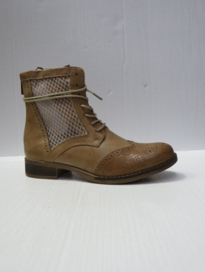 Botki damskie na płaskim (36-41) F6022 CAMEL