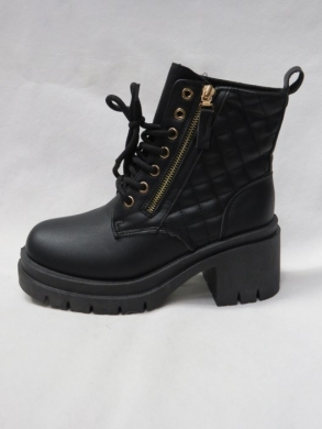 Botki damskie na obcasie (36-41) AF1026 BLACK