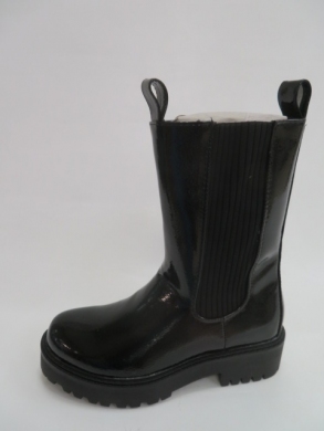 Botki damskie jesienne na płaskim (36-41) F39-1A BLACK