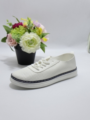 Buty sportowe damskie na płaskim (36-41) TQ 230 WHITE/NAVY