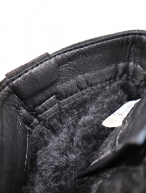 Botki damskie ocieplane na obcasie (36-41) BM75 BLACK