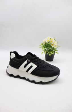 Buty sportowe damskie na płaskim (36-41) HZ-B408 BLACK