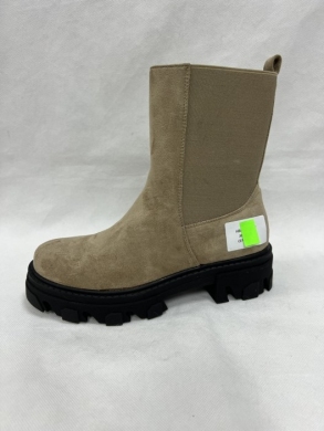 Botki damskie na płaskim (36-41) HBL-2 KHAKI