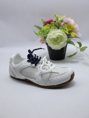 Buty sportowe damskie na płaskim (36-41) SJ2619-2 WHITE