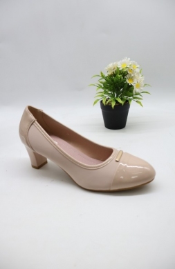 Czółenki damskie na obcasie (36-41) 0-685 BEIGE