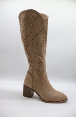 Kozaki damskie na obcasie (36-41) H251 KHAKI